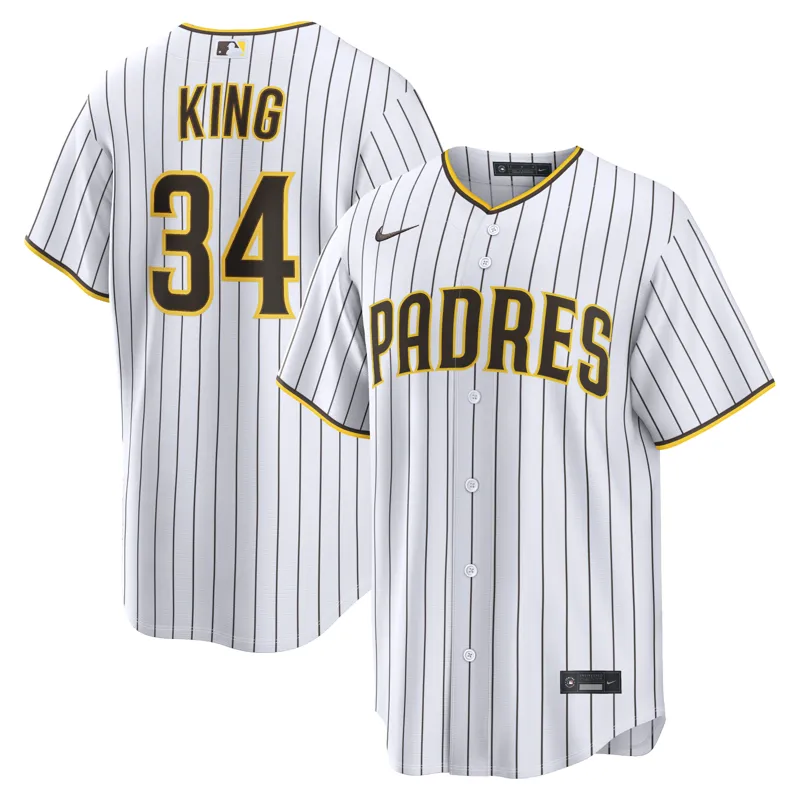 San Diego Padres Jersey Mason Miller White Home Jersey - Image 4