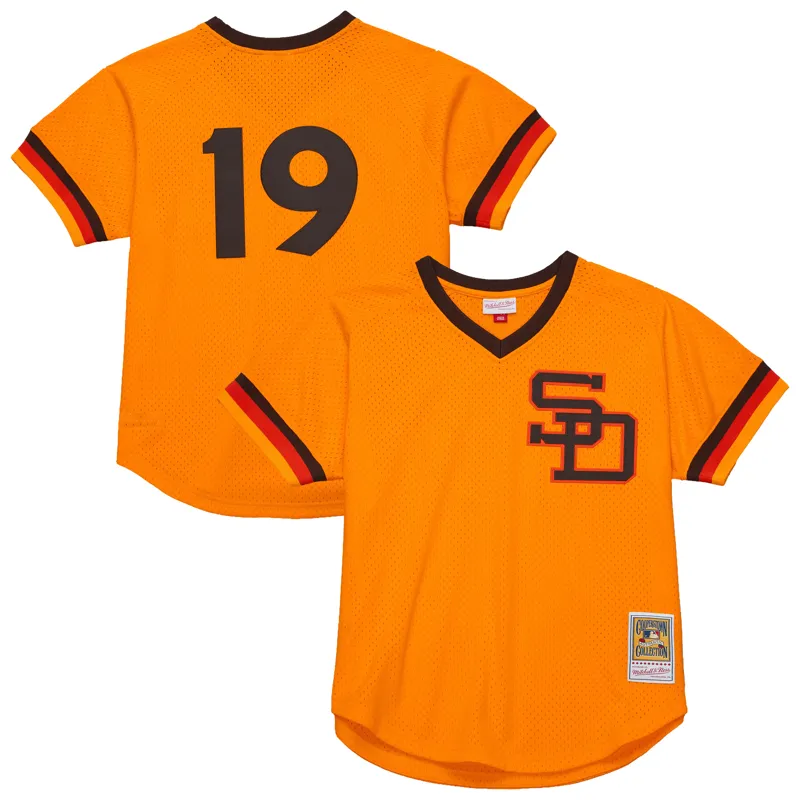 San Diego Padres Jersey Stitches Brown Team Color Full Button Jersey - Image 3