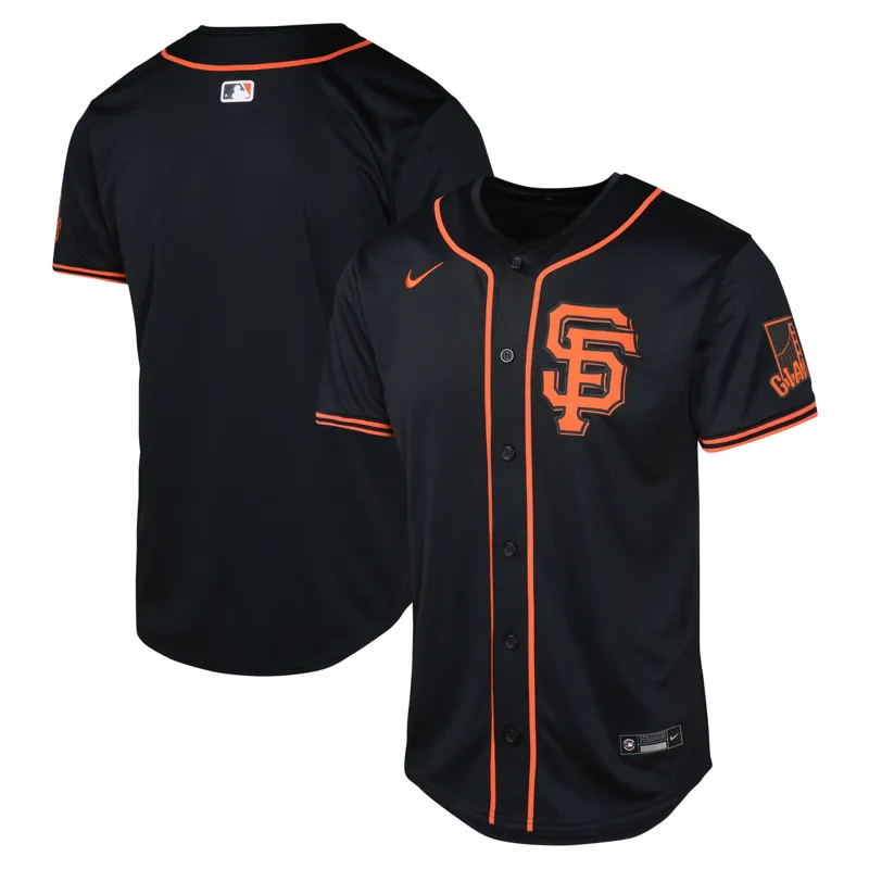 San Francisco Giants Jersey Anthracite City Connect Sponsor Patch Jersey - Image 2
