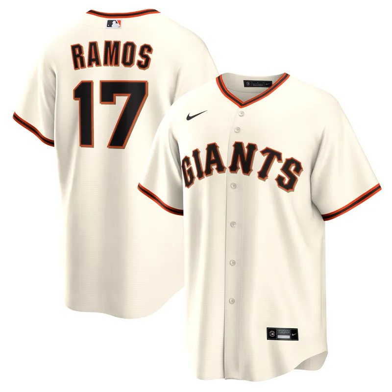 San Francisco Giants Jersey Heliot Ramos Cream Home Jersey
