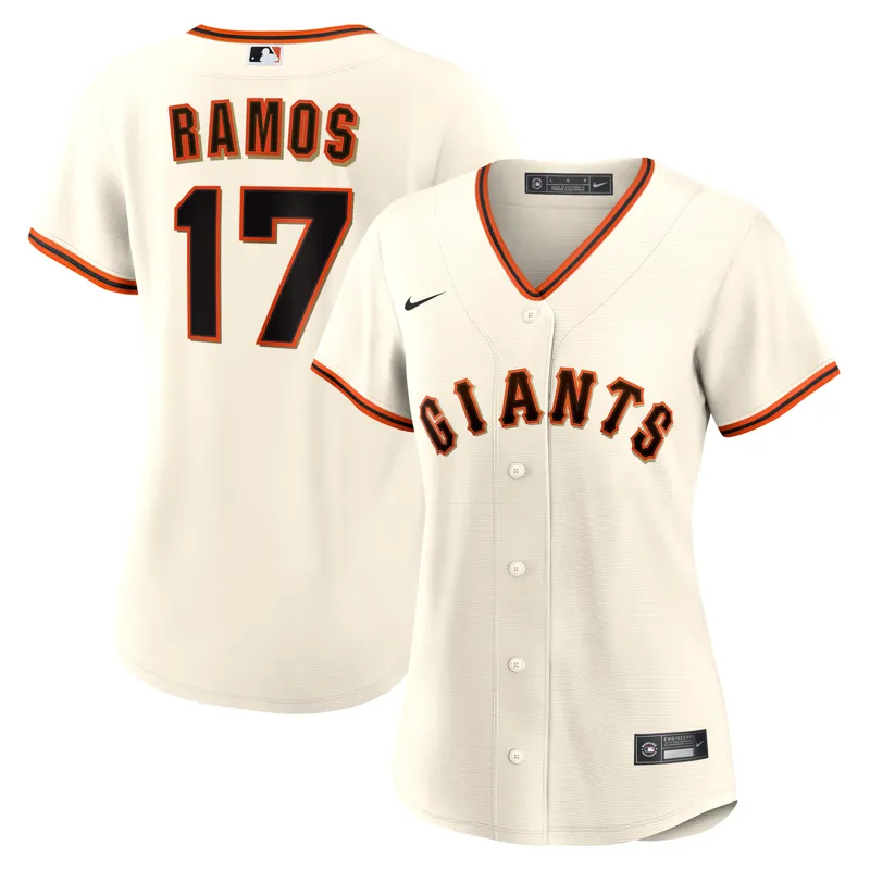 San Francisco Giants Jersey Heliot Ramos Cream Home Jersey - Image 2
