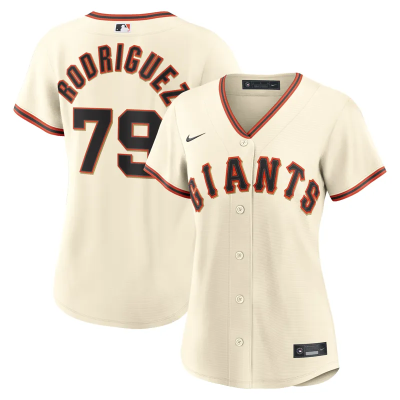 San Francisco Giants Jersey Heliot Ramos Cream Home Jersey - Image 4