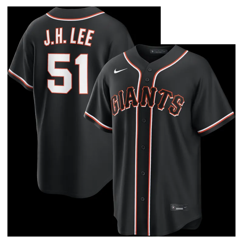 San Francisco Giants Jersey Jung Hoo Lee Black 2025 City Connect Limited Jersey - Image 5