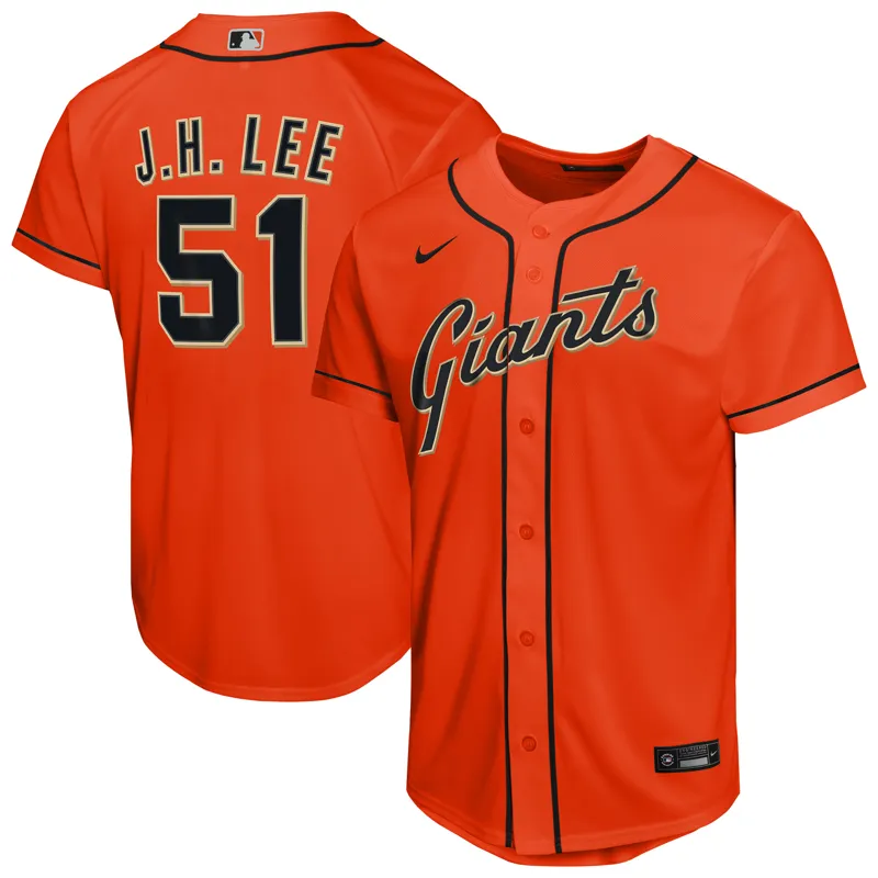 San Francisco Giants Jersey Jung Hoo Lee Orange Alternate Jersey