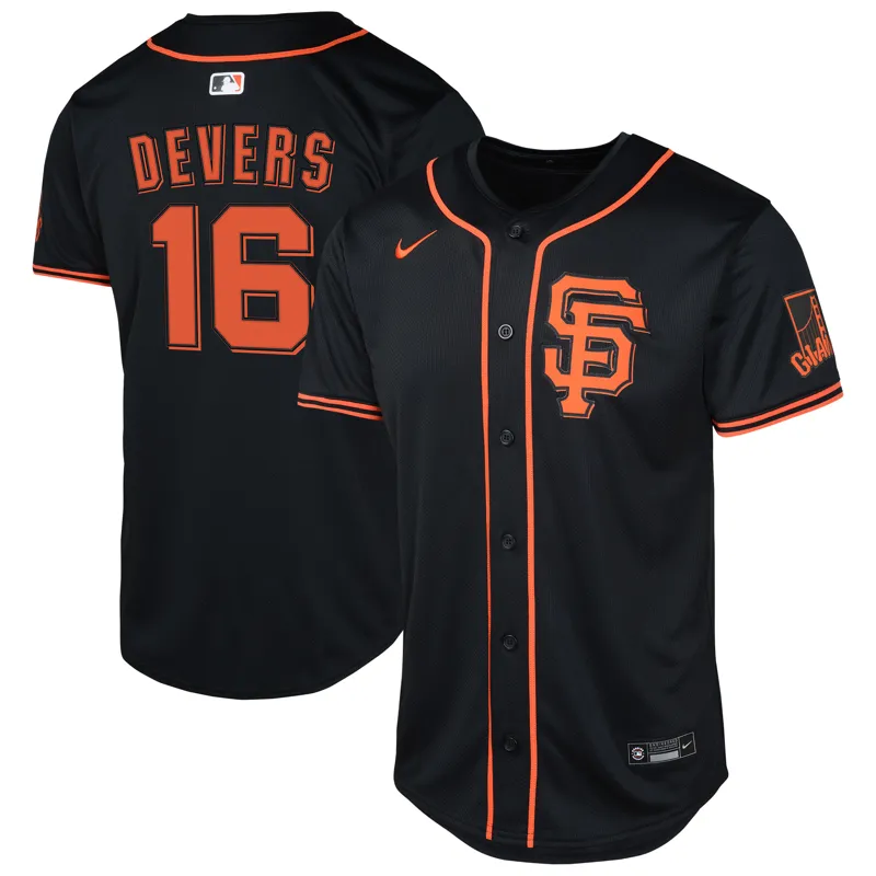San Francisco Giants Jersey Rafael Devers Black Limited Jersey