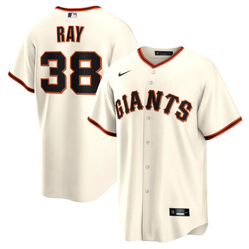 San Francisco Giants Jersey Rafael Devers White Home Player Jersey - Image 3