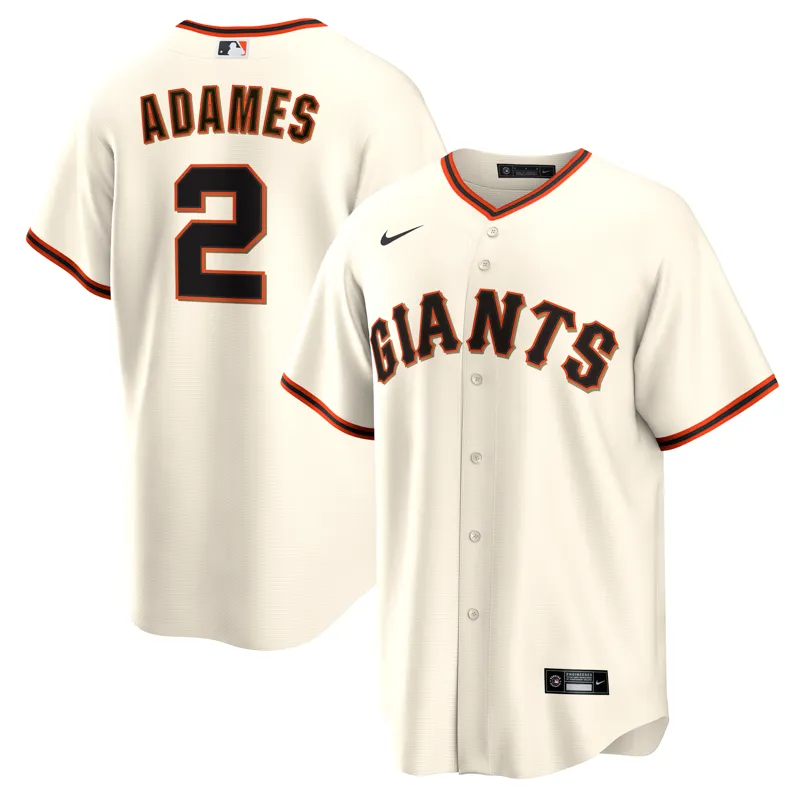 San Francisco Giants Jersey Willy Adames Cream Home Jersey