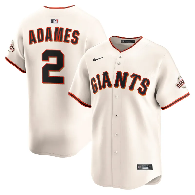San Francisco Giants Jersey Willy Adames Cream Home Jersey - Image 2