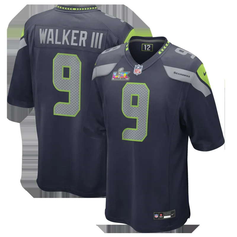 Seattle Seahawks Jersey Julian Love Royal Alternate Game Jersey - Image 4