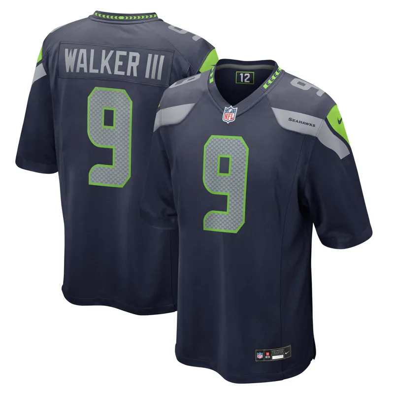 Seattle Seahawks Jersey Julian Love Royal Alternate Game Jersey - Image 5