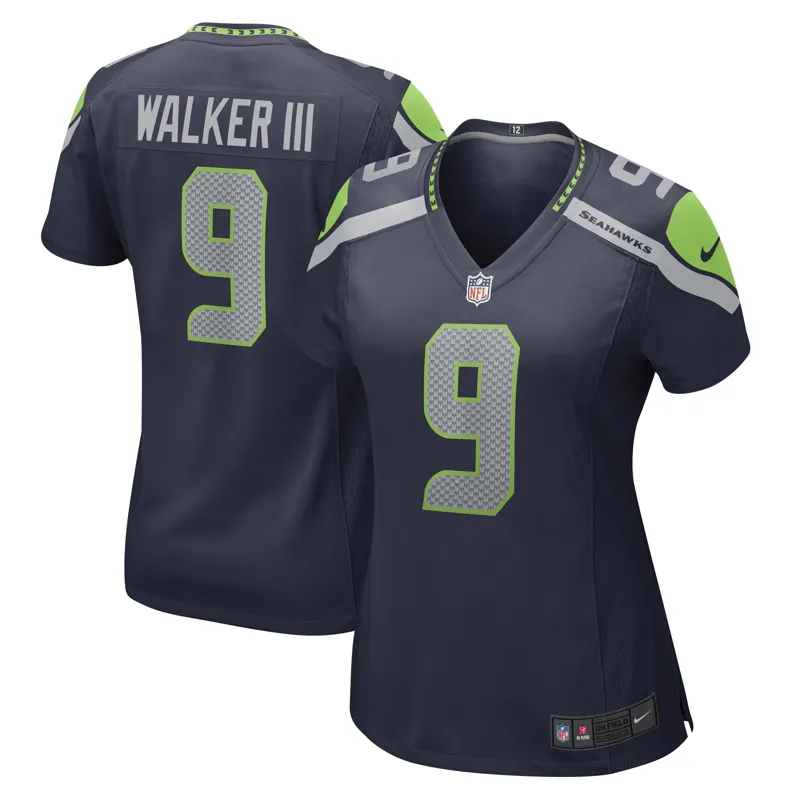 Seattle Seahawks Jersey Kenneth Walker Iii Navy Player Jersey