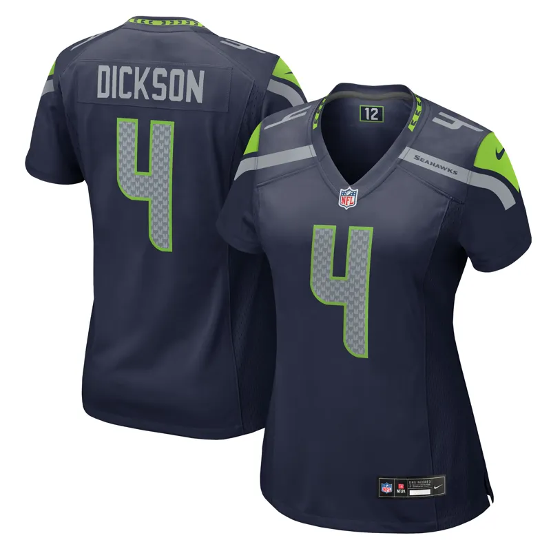 Seattle Seahawks Jersey Michael Dickson College Navy Team Game Jersey
