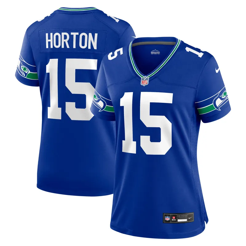 Seattle Seahawks Jersey Tory Horton Royal Alternate Game Jersey - Image 3