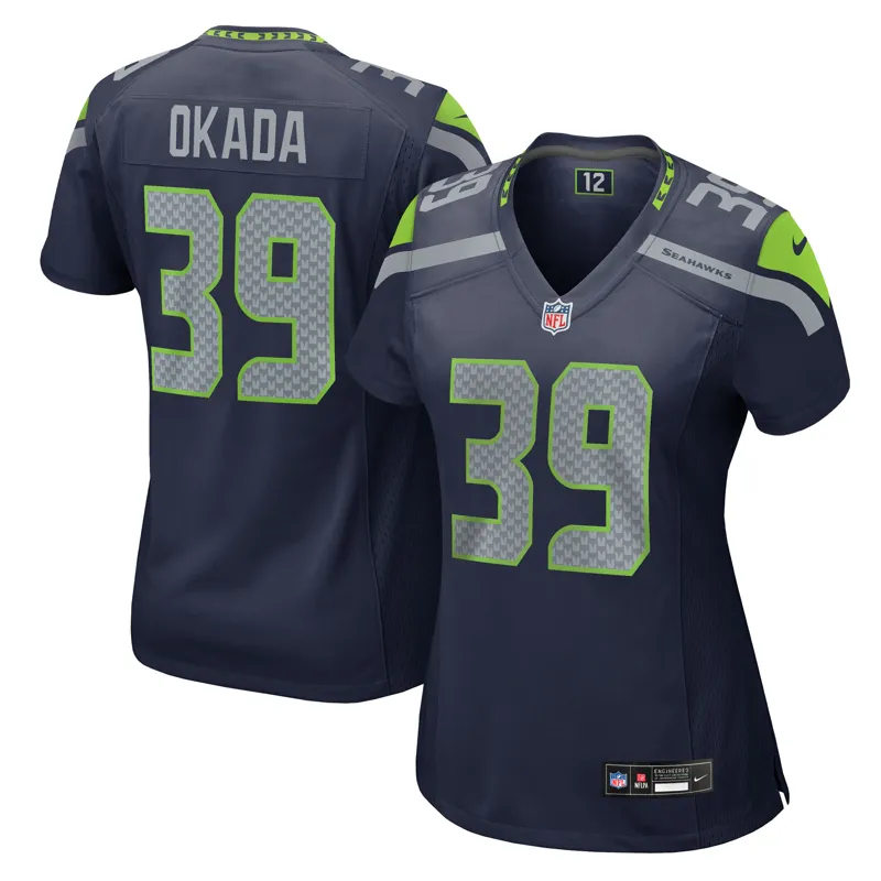 Seattle Seahawks Jersey Tory Horton Royal Alternate Game Jersey - Image 4