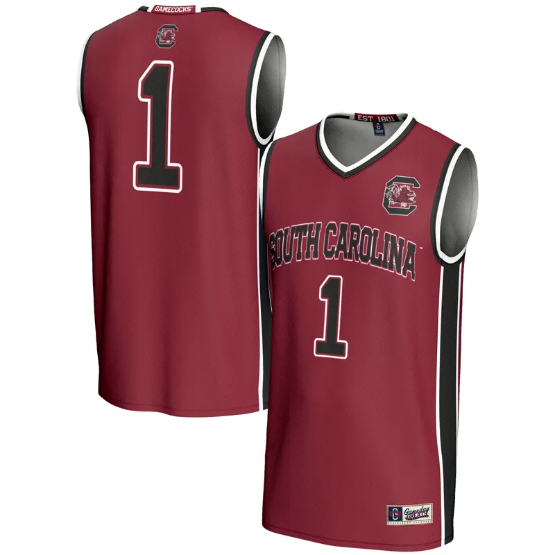 South Carolina Gamecocks Jersey Gameday Greats #1 Garnet Lightweight Collegiate Jersey - Image 4