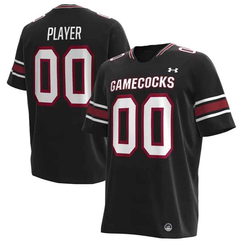 South Carolina Gamecocks Jersey Under Armour #1 White Throwback Jersey - Image 5