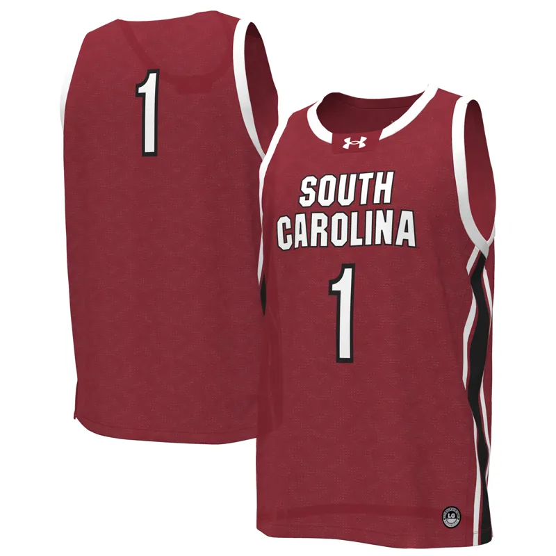 South Carolina Gamecocks Jersey Under Armour Black Premier Jersey - Image 2