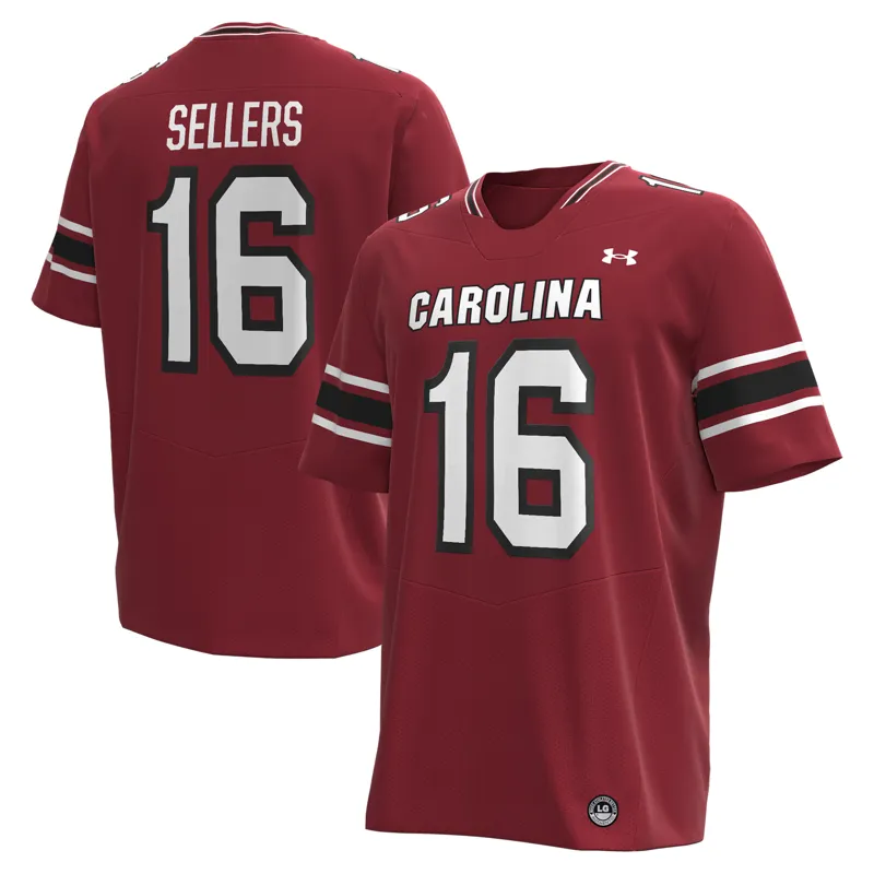 South Carolina Gamecocks Jersey Under Armour Gray Jersey - Image 2