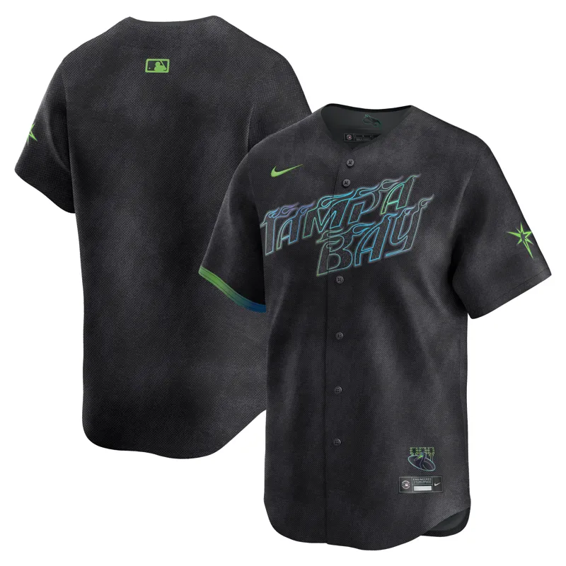 Tampa Bay Rays Jersey Black City Connect Limited Jersey