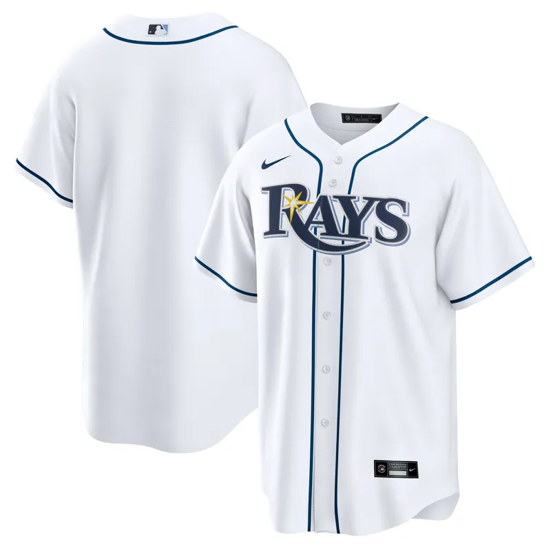 Tampa Bay Rays Jersey White Home Elite Jersey - Image 4