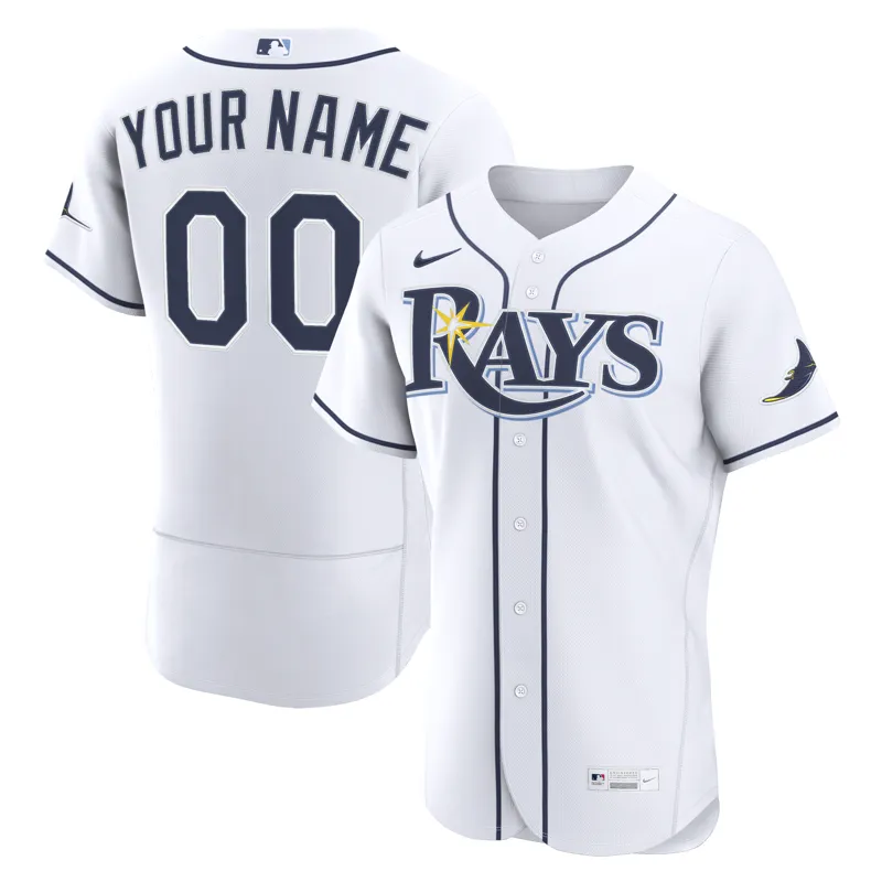 Tampa Bay Rays Jersey Wade Boggs Black Batting Practice Jersey - Image 4