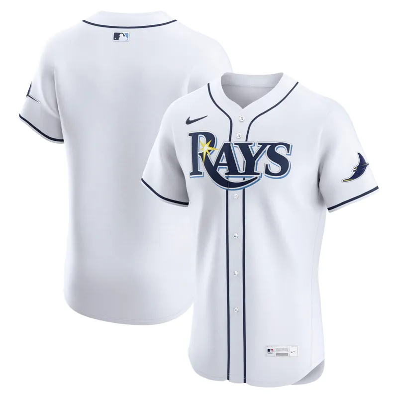 Tampa Bay Rays Jersey White Home Elite Jersey