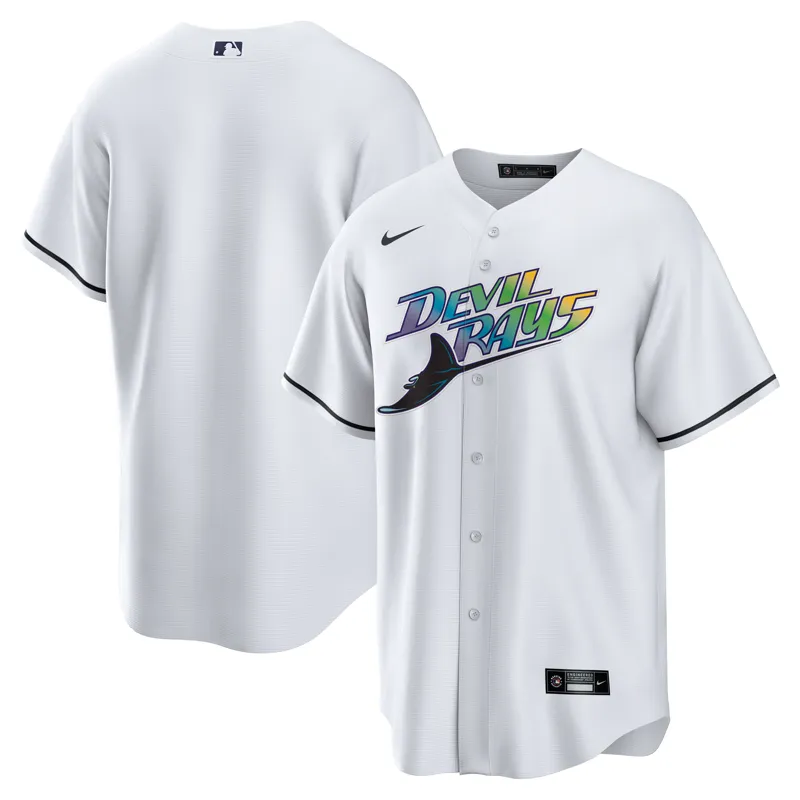 Tampa Bay Rays Jersey White Home Limited Custom Jersey - Image 4