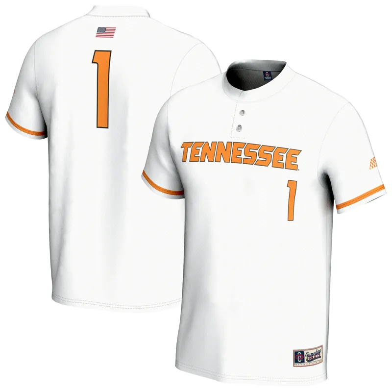 Tennessee Volunteers Jersey Gameday Greats #1 White Lightweight Jersey - Image 3
