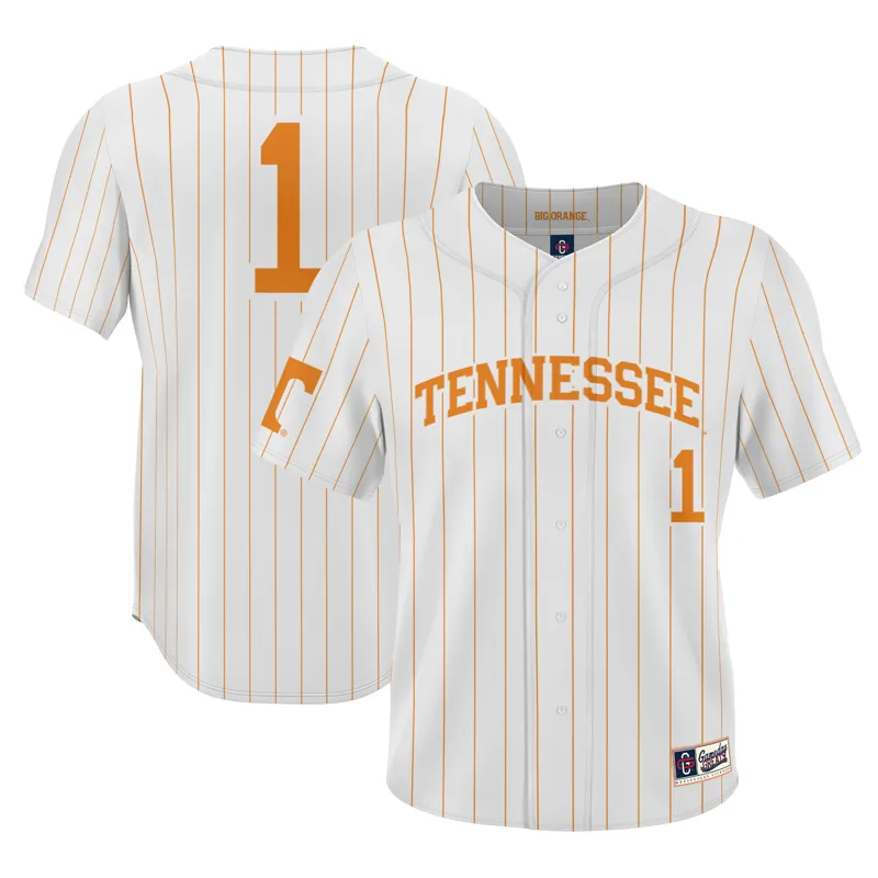 Tennessee Volunteers Jersey Gameday Greats #1 White Lightweight Jersey
