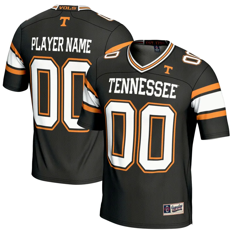 Tennessee Volunteers Jersey Gameday Greats Black Pick A Player Jersey