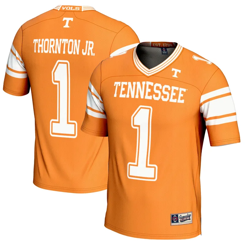Tennessee Volunteers Jersey Gameday Greats Black Pick A Player Jersey - Image 4