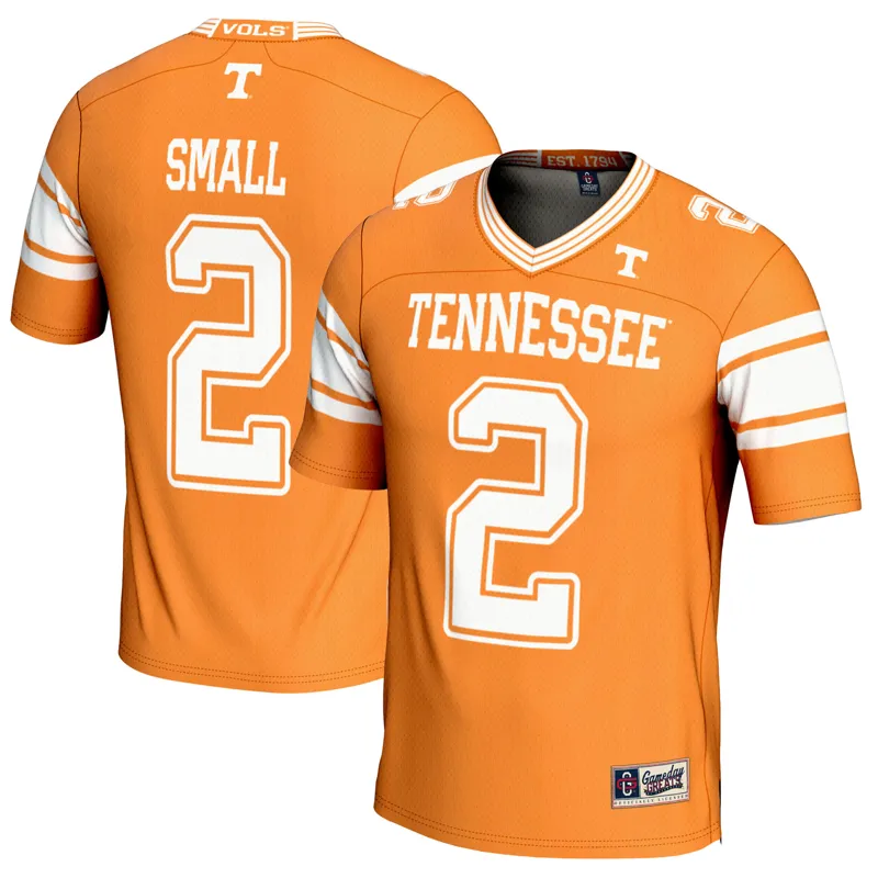 Tennessee Volunteers Jersey Gameday Greats Jabari Small Tennessee Orange Player Jersey - Image 2