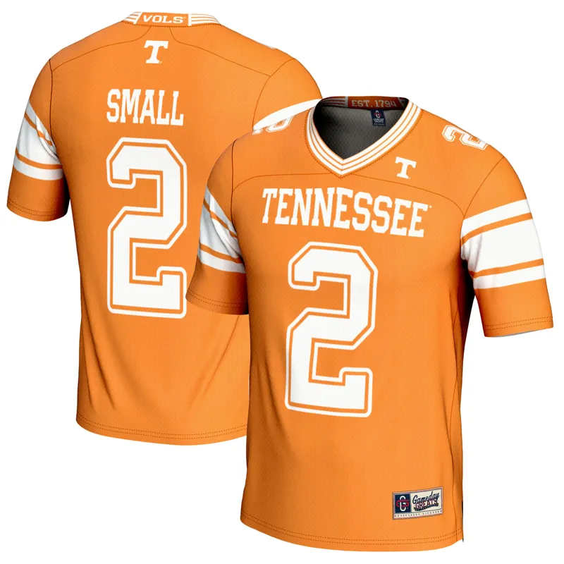 Tennessee Volunteers Jersey Gameday Greats Jabari Small Tennessee Orange Player Jersey