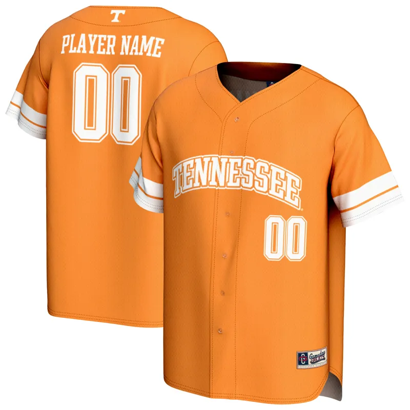 Tennessee Volunteers Jersey Gameday Greats Tennessee Orange Pick A Player Lightweight Collegiate Baseball - Image 2