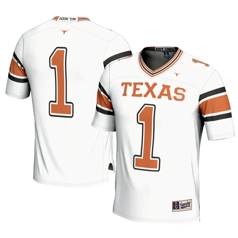 Texas Longhorns Jersey Gameday Greats #1 White Jersey
