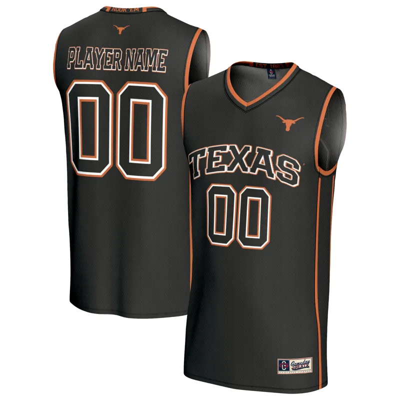 Texas Longhorns Jersey Gameday Greats Black Lightweight Collegiate Pick A Player Jersey