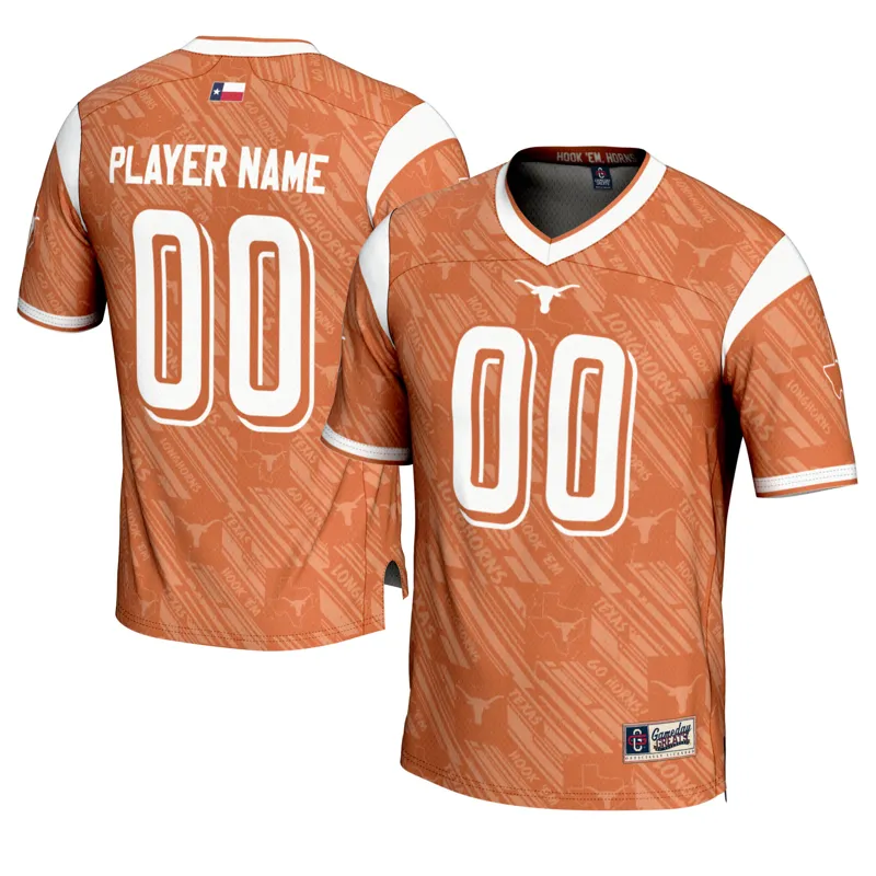Texas Longhorns Jersey Gameday Greats Texas Orange #1 Collegiate Jersey - Image 4