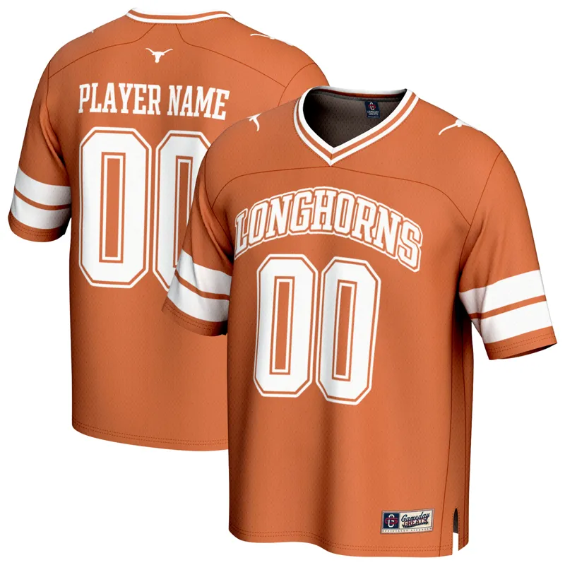Texas Longhorns Jersey Gameday Greats Texas Orange Pick A Player Jersey