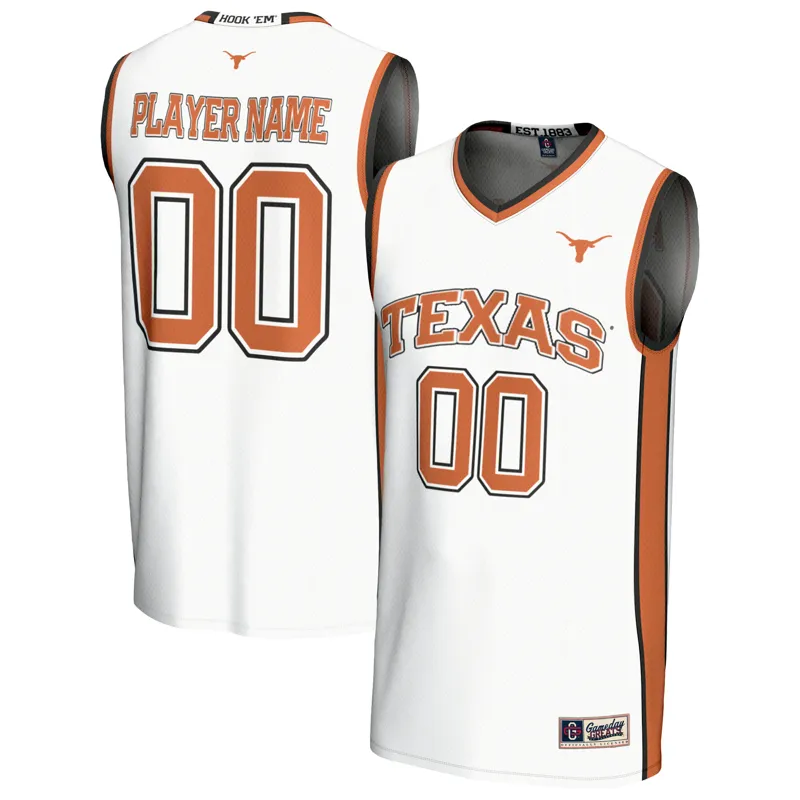 Texas Longhorns Jersey Gameday Greats White Pick A Player Jersey - Image 5