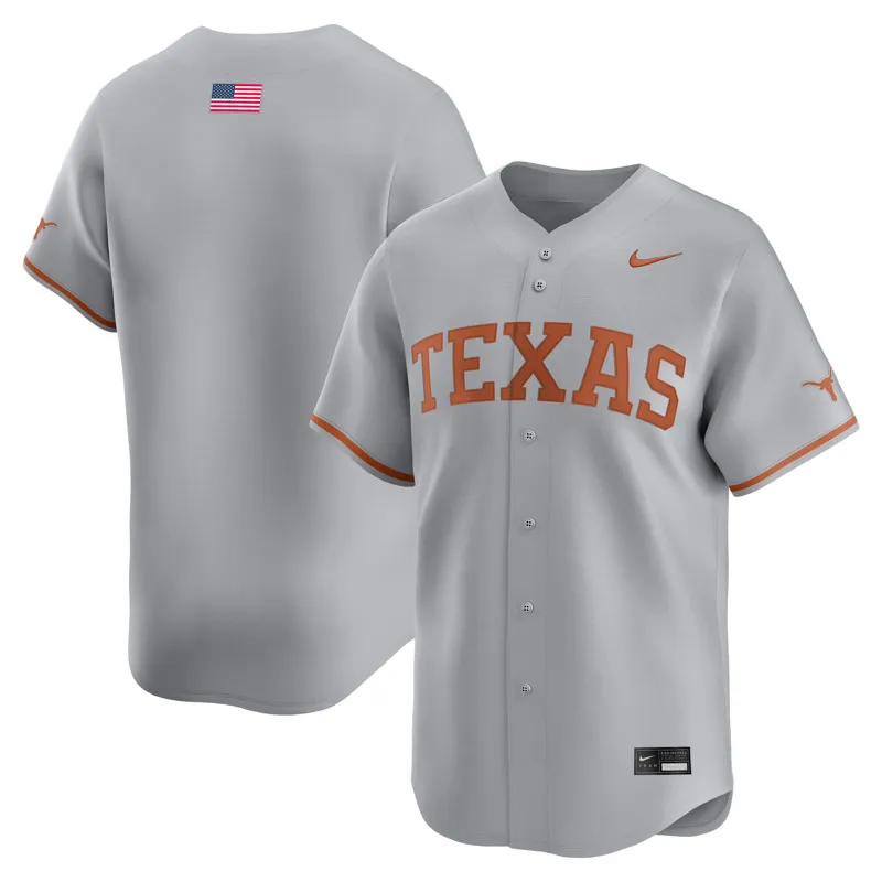 Texas Longhorns Jersey Gray Alternate Limited Jersey