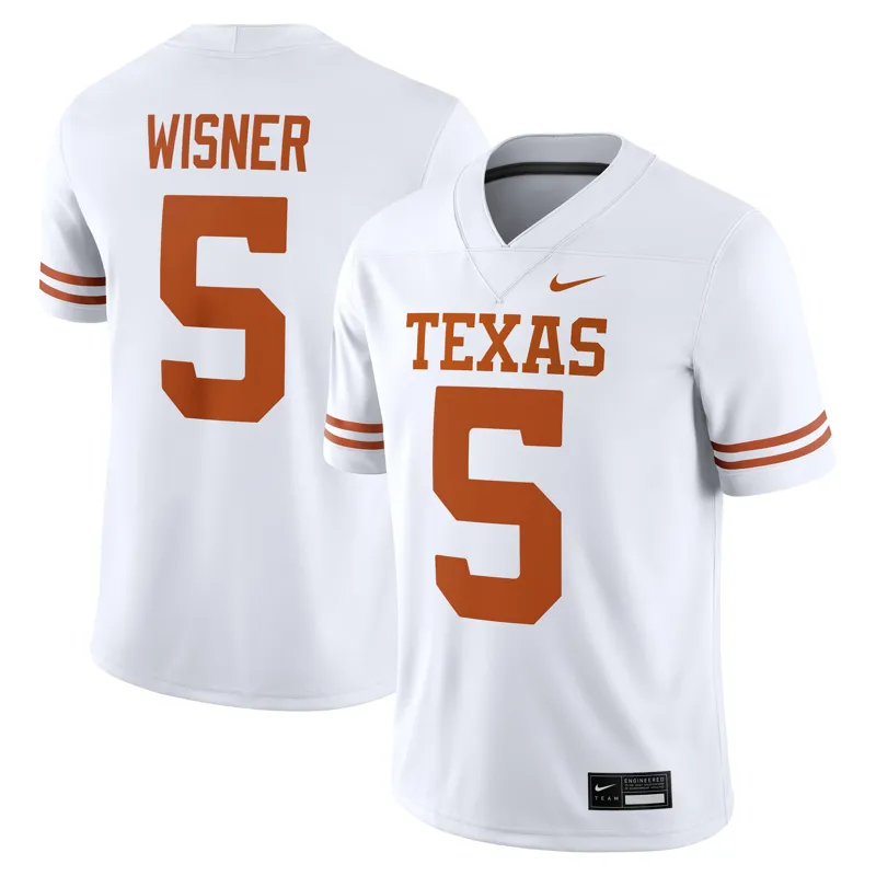 Texas Longhorns Jersey Kevin Durant White 2006-07 Throwback Jersey - Image 3