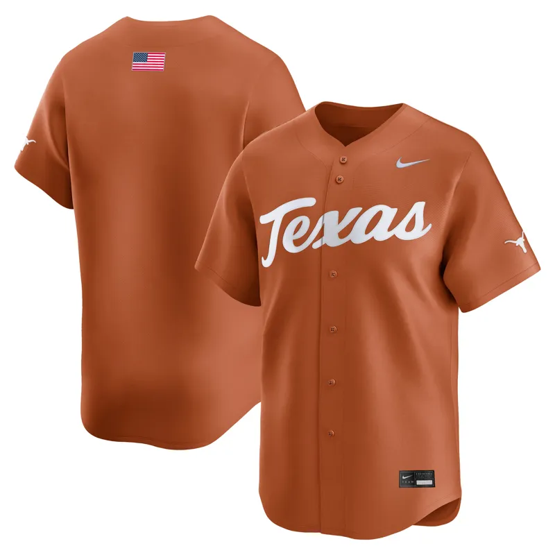 Texas Longhorns Jersey Texas Orange Custom Game Jersey - Image 4