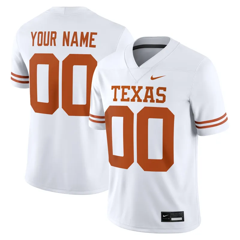 Texas Longhorns Jersey Texas Orange Pick A Player Game Jersey - Image 4