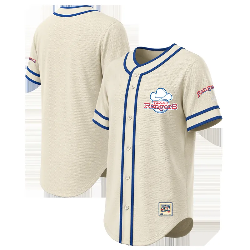 Texas Rangers Jersey Nolan Ryan Royal Big & Tall Cooperstown Mesh Batting Practice Jersey - Image 5