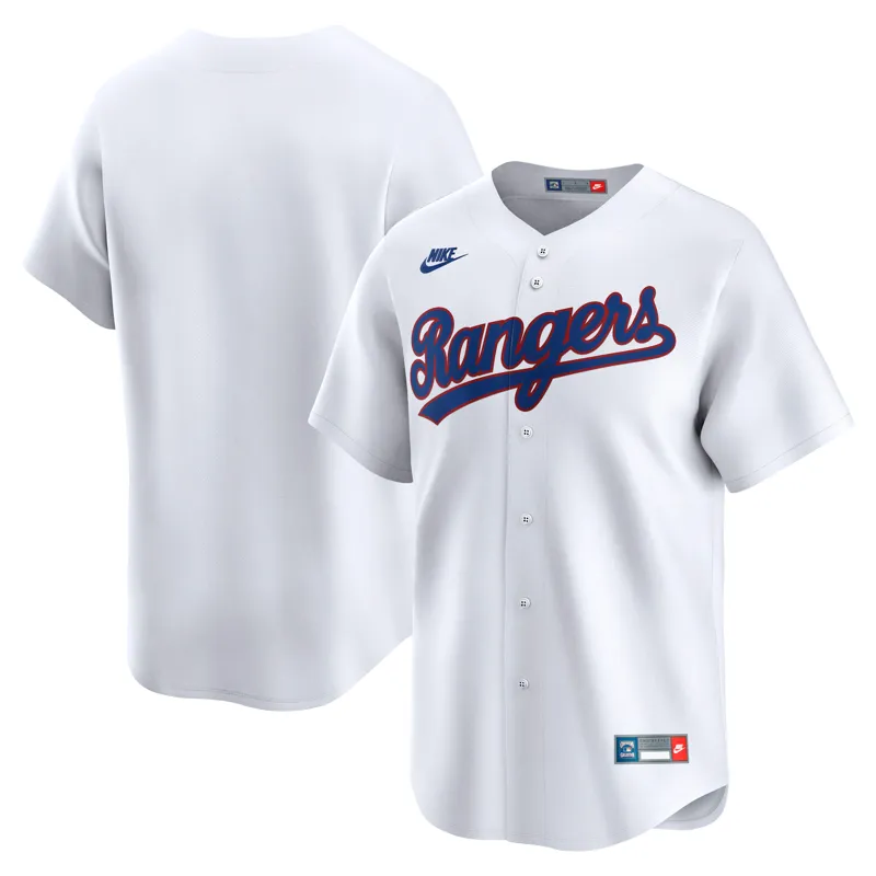 Texas Rangers Jersey Stitches Royal Team Color Full Button Jersey - Image 3