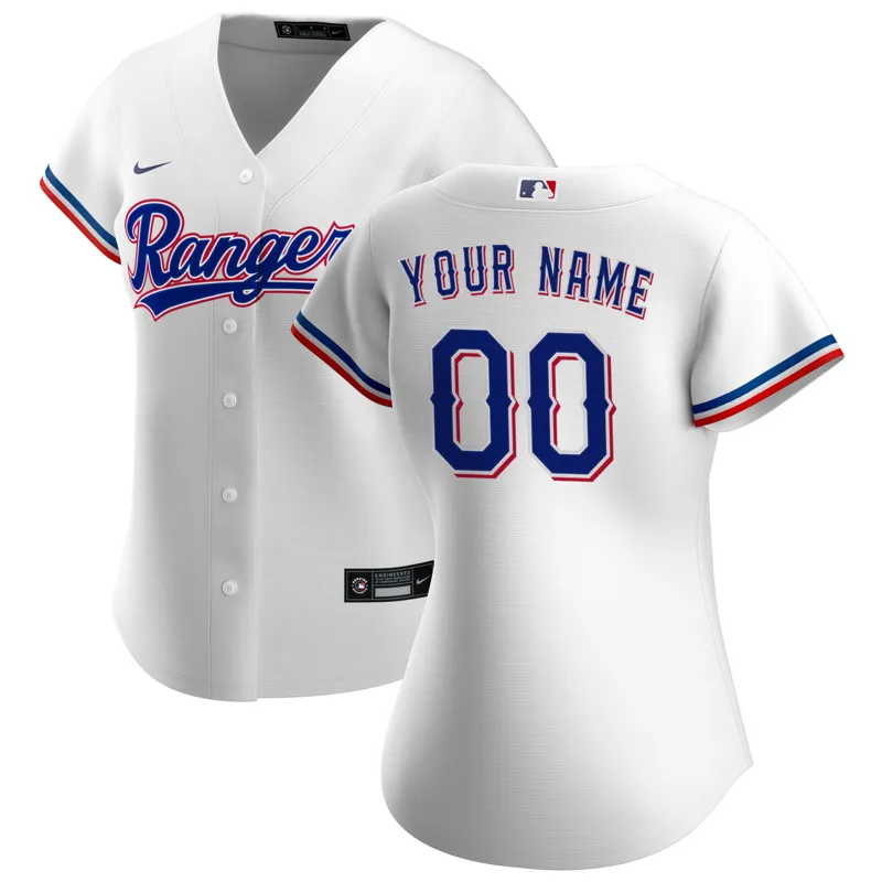 Texas Rangers Jersey Stitches Royal Team Color Full Button Jersey - Image 5