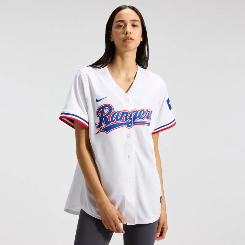 Texas Rangers Jersey White Home Custom Jersey - Image 5