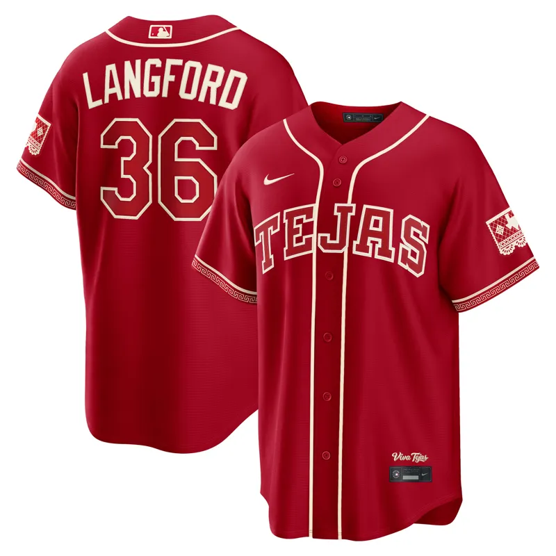 Texas Rangers Jersey White Home Sponsor Patch Jersey - Image 5