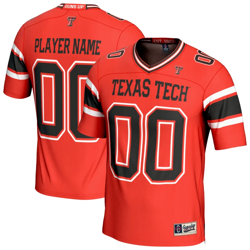 Texas Tech Red Raiders Jersey Gameday Greats Black Pick A Player Lightweight Jersey - Image 5