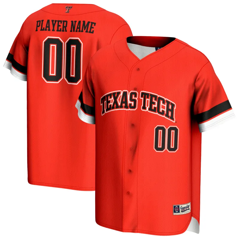Texas Tech Red Raiders Jersey Gameday Greats Red Pick A Player Lightweight Jersey - Image 3